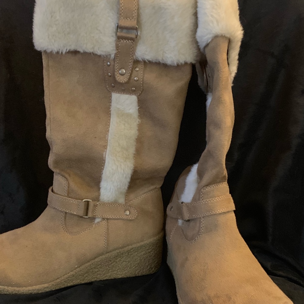 Never worn mid calf boots